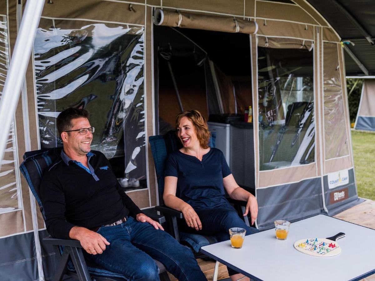 Nice Tent Lodge On A Campsite, Bordering The Forest, Luxembourg At 27 Km Medernach Eksteriør bilde